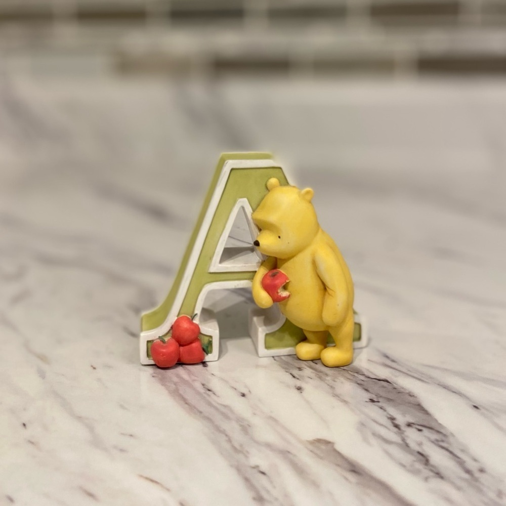 Vintage Disney Classic Pooh Accent wall hanging letters nursery , kids room